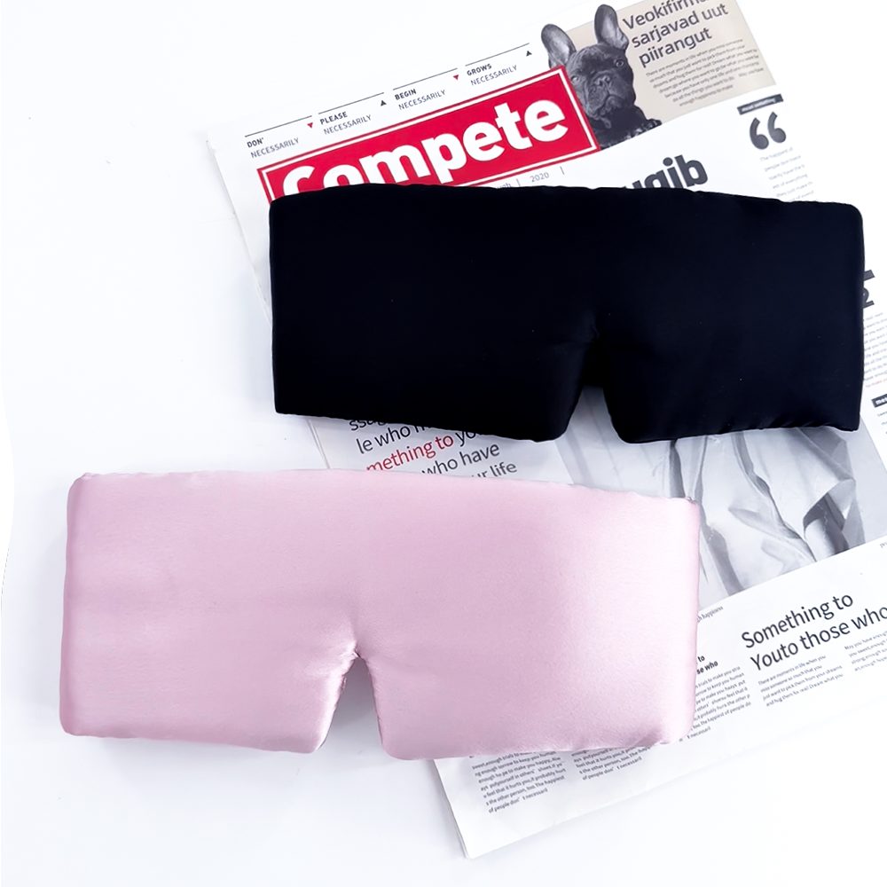 Extra Large Silk Sleep Mask 3D Contoured Cup Eye Mask