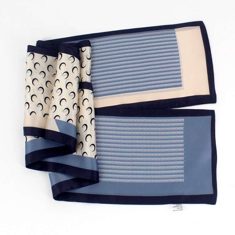 100% pure silk scarf 120*45cm with custom print