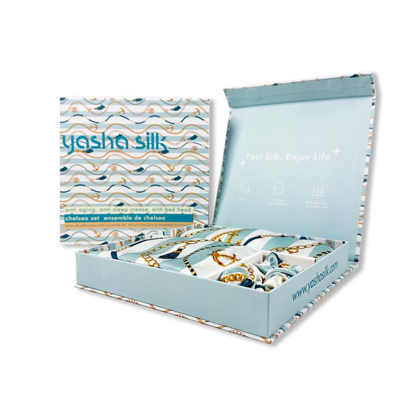 19mm Silk pillowcase Gift Set with Custom Print