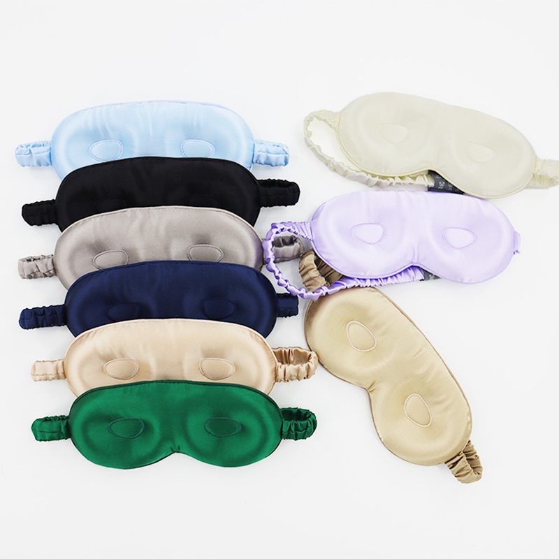 Silk Sleep Mask 3D Contoured Cup Eye Mask for Sleeping