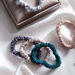 Cutom Silk Satin Scrunchie 19 Momme 6A Grade Organic