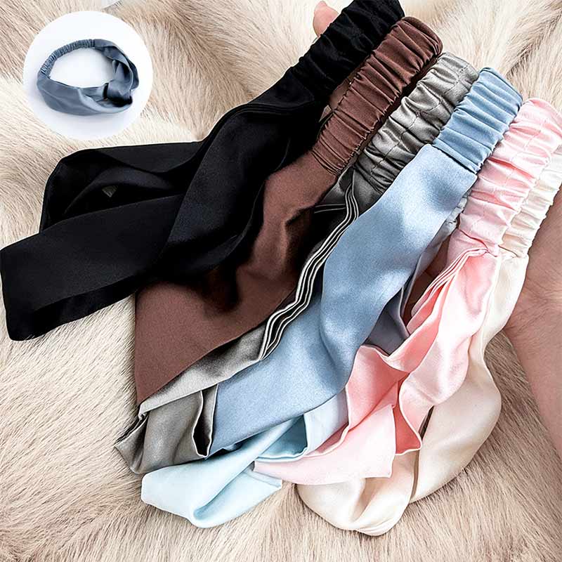 Silk Head Wrap Silk Headband Women Hair Accessories