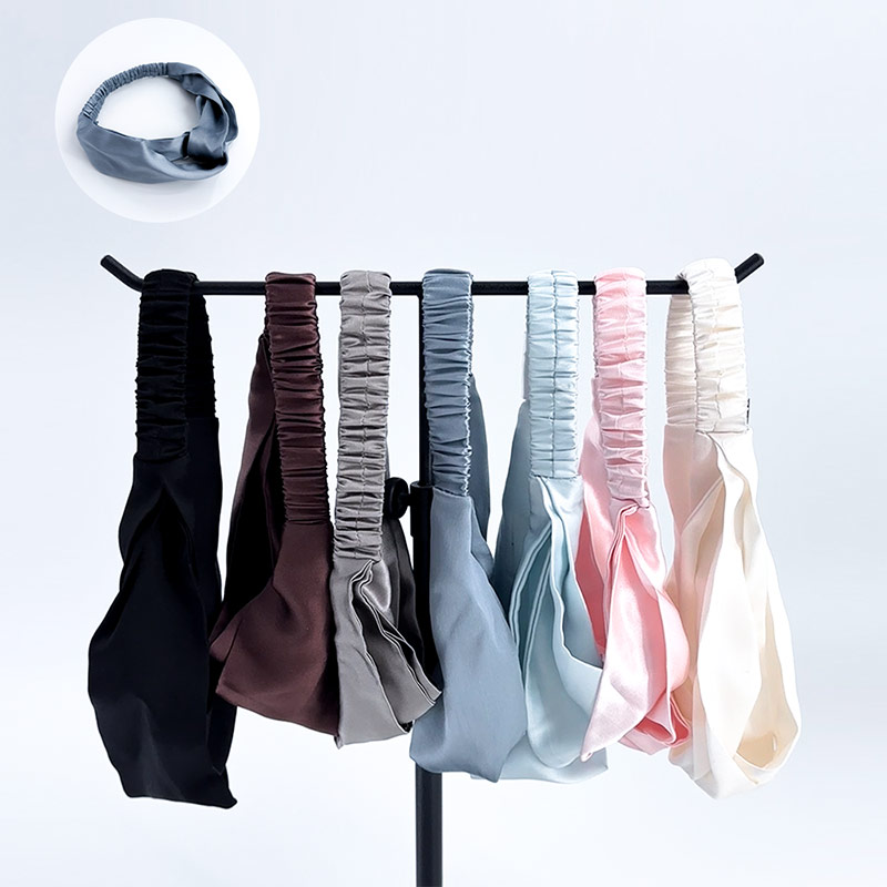 19mm 100% mulberry Silk Headband Soft & Trendy