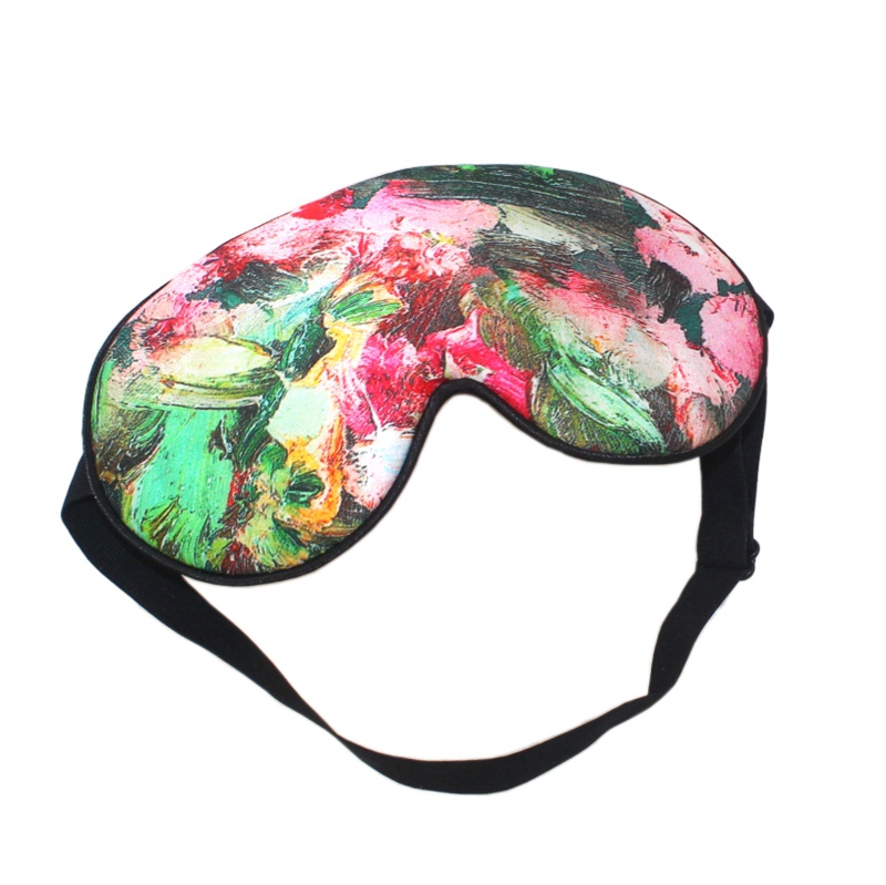 100% Mulberry Silk Sleep Eye Mask With Printing