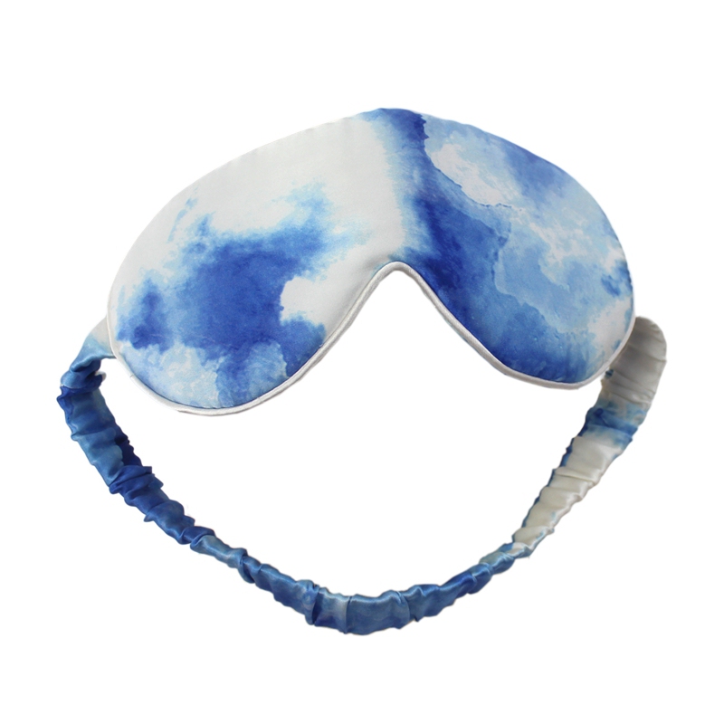 100% Pure Mulberry Silk Sleep Eye Mask With Print