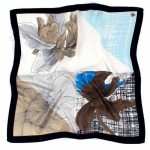 12mm pure silk scarf 53*53cm with custom print