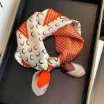 12mm Custom digital printing pure silk scarf 53*53cm