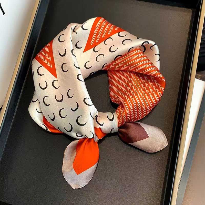 12mm Custom digital printing pure silk scarf 53*53cm