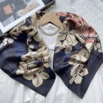 18mm Large Size Custom Printing 6A Grade Mulberry Silk Twill Scarf